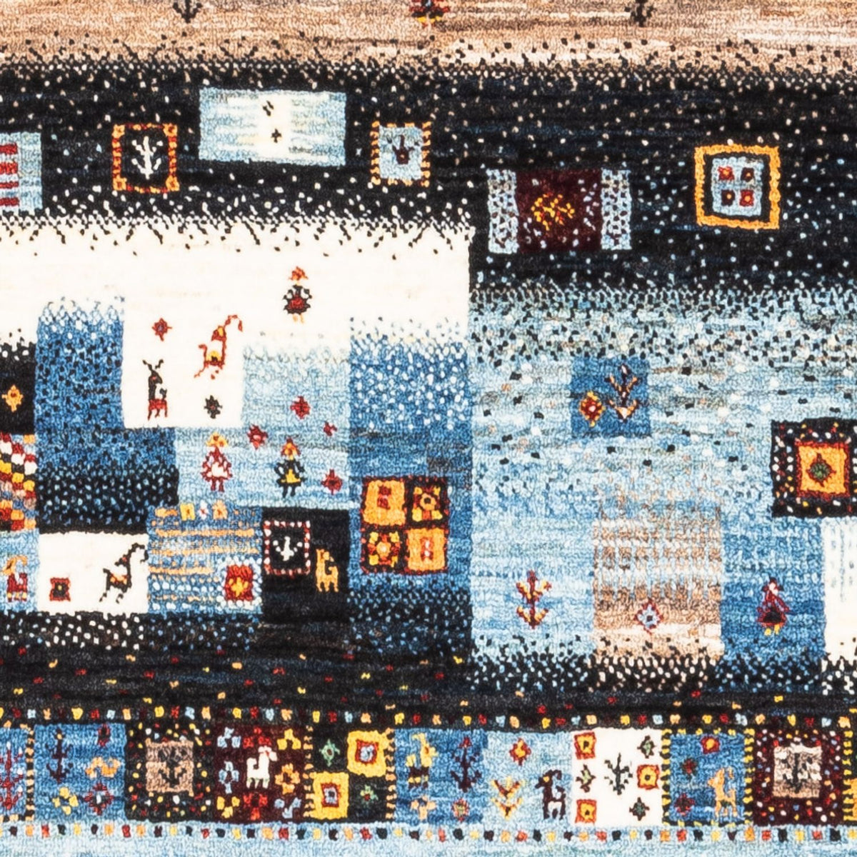 Gabbeh Teppich - Loribaft Perser - Royal - 141 x 87 cm - mehrfarbig