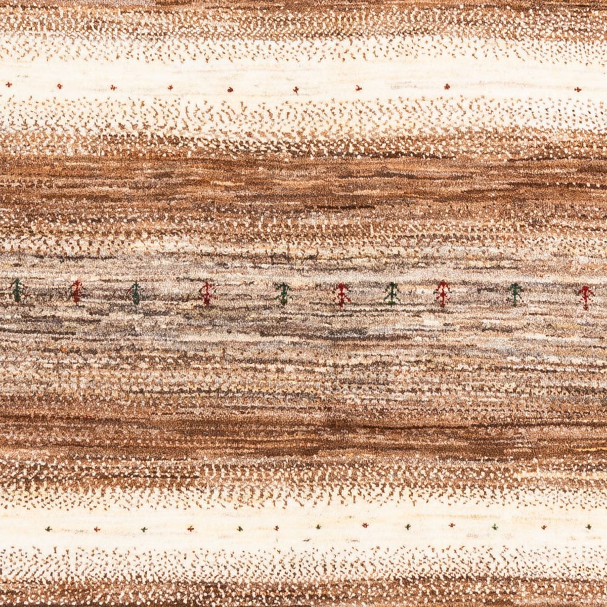 Gabbeh Teppich - Loribaft Perser - 213 x 159 cm - natur