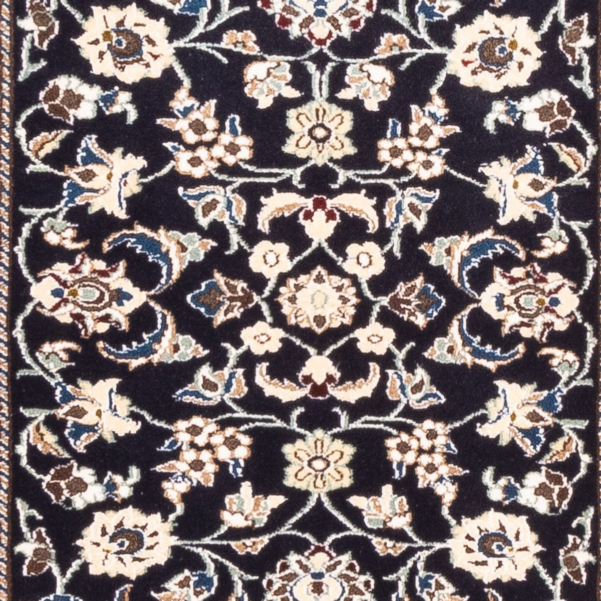 Läufer Perser - Nain - 281 x 72 cm - dunkelblau