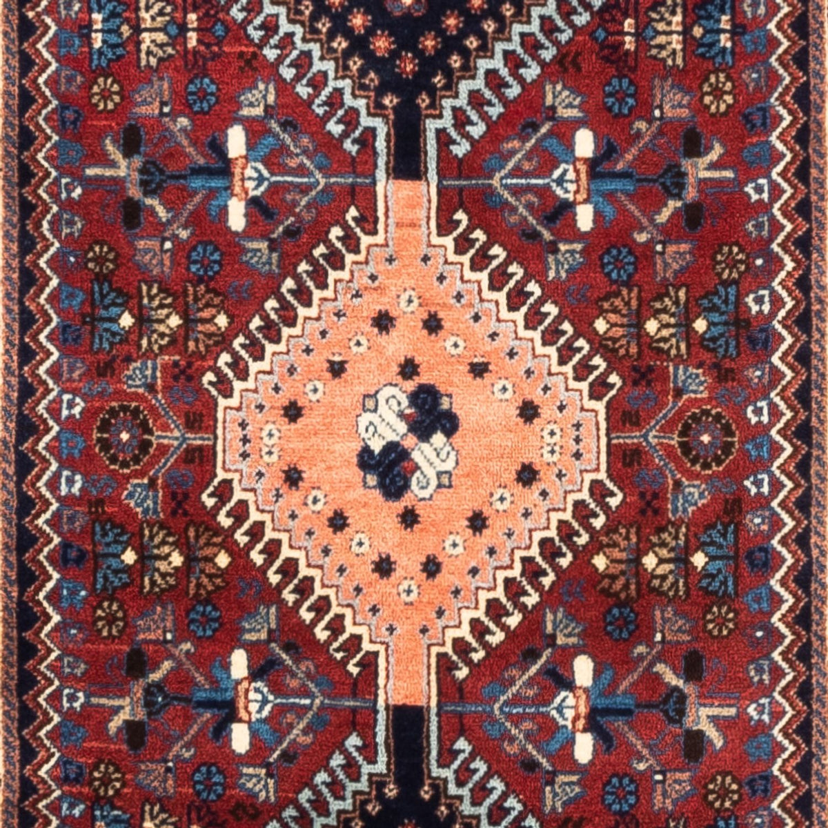 Läufer Perser - Nomadic - 294 x 87 cm - rot