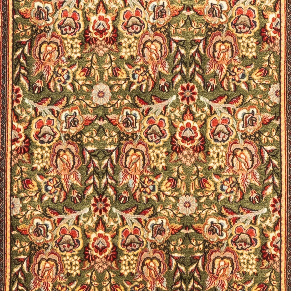 Läufer Perser - Ghom - 295 x 80 cm - grün