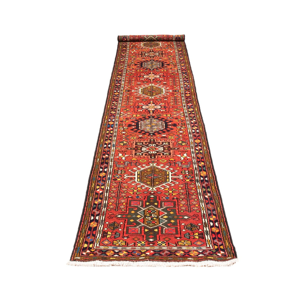 Läufer Perser - Nomadic - 390 x 70 cm - rot