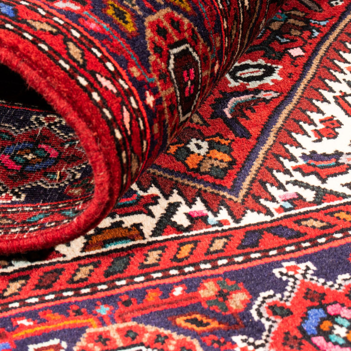 Perserteppich - Nomadic - 152 x 100 cm - rot