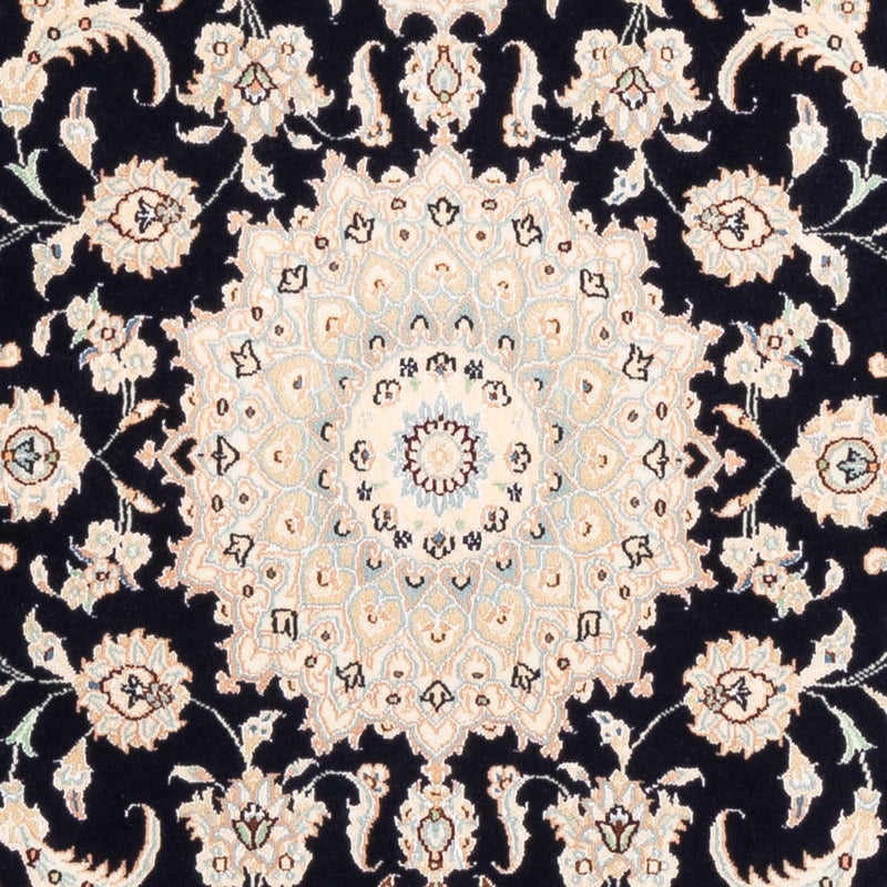 Perserteppich - Nain - Premium - 159 x 105 cm - dunkelblau