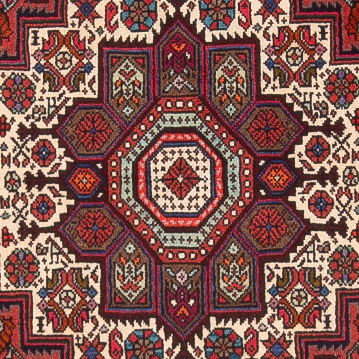 Perserteppich - Nomadic - 134 x 68 cm - hellrot