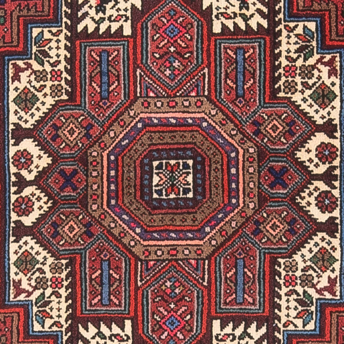 Perserteppich - Nomadic - 133 x 74 cm - rost