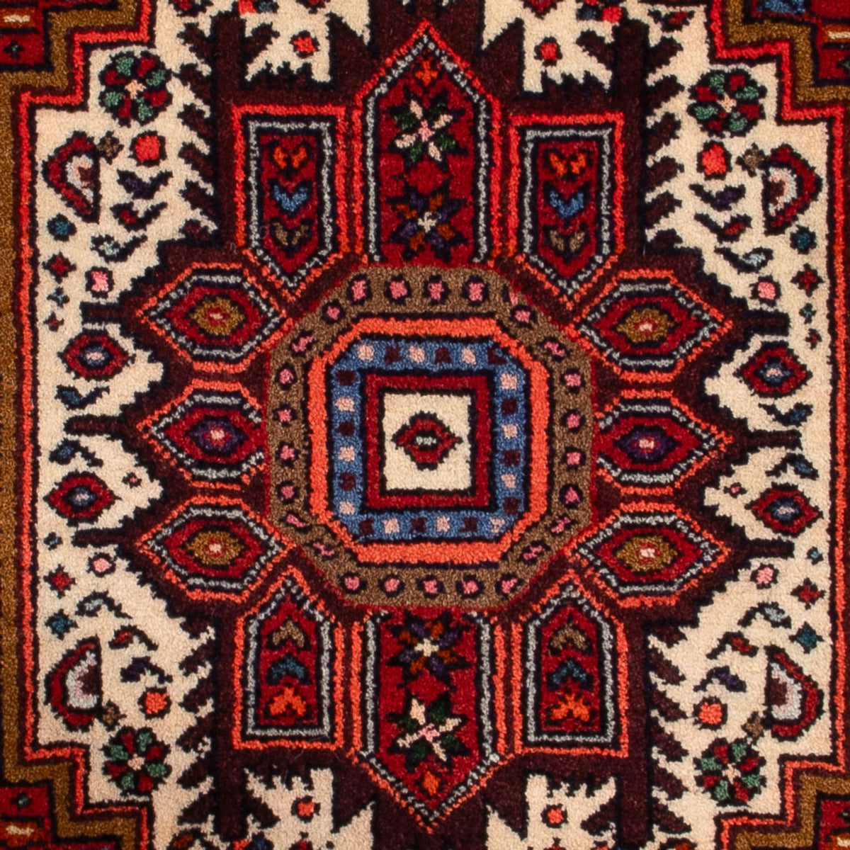 Perserteppich - Nomadic - 86 x 51 cm - rot