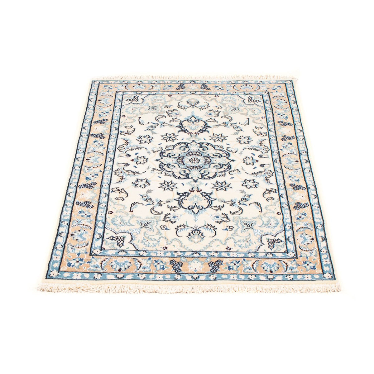 Perserteppich - Nain - Premium - 108 x 66 cm - creme