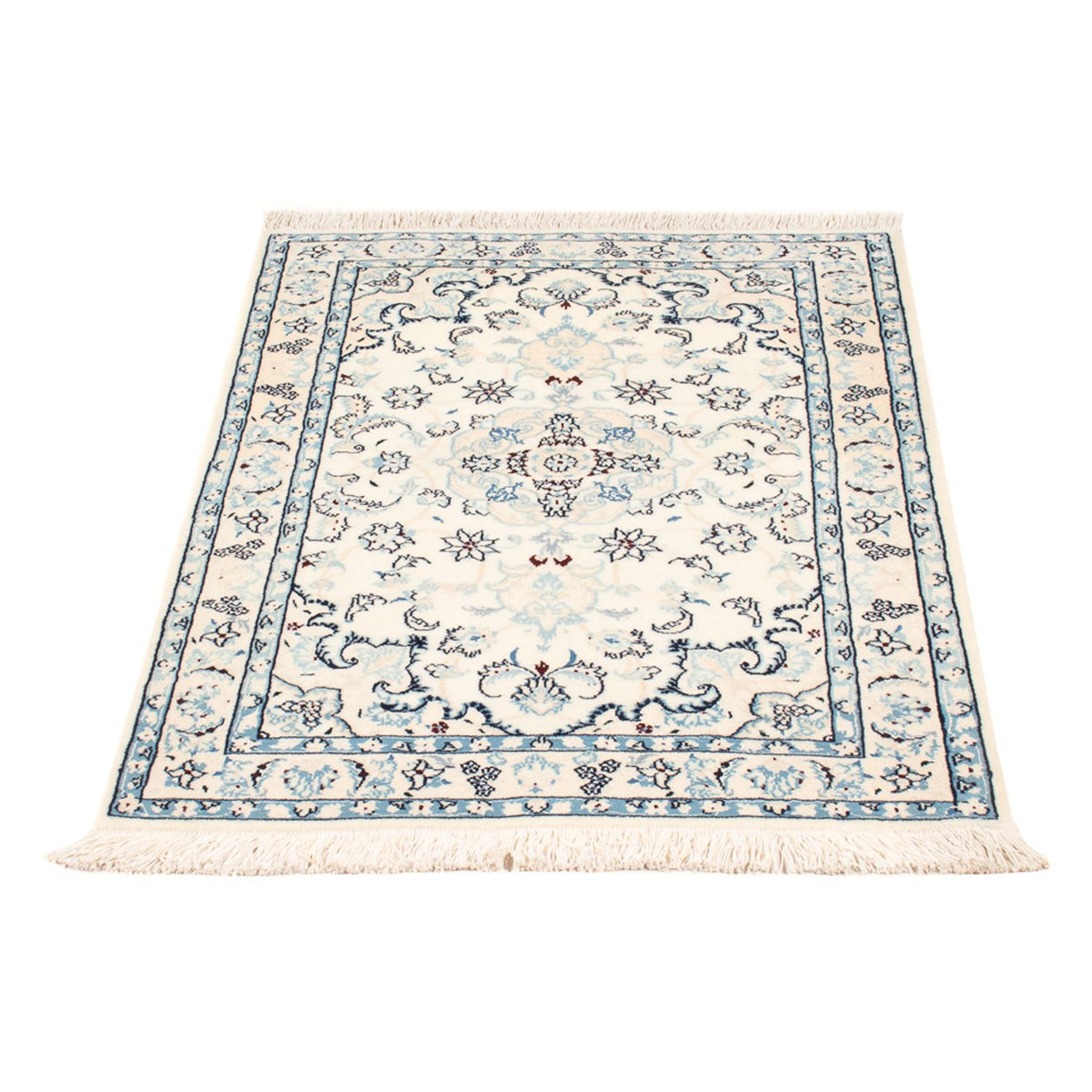 Perserteppich - Nain - Premium - 101 x 67 cm - creme