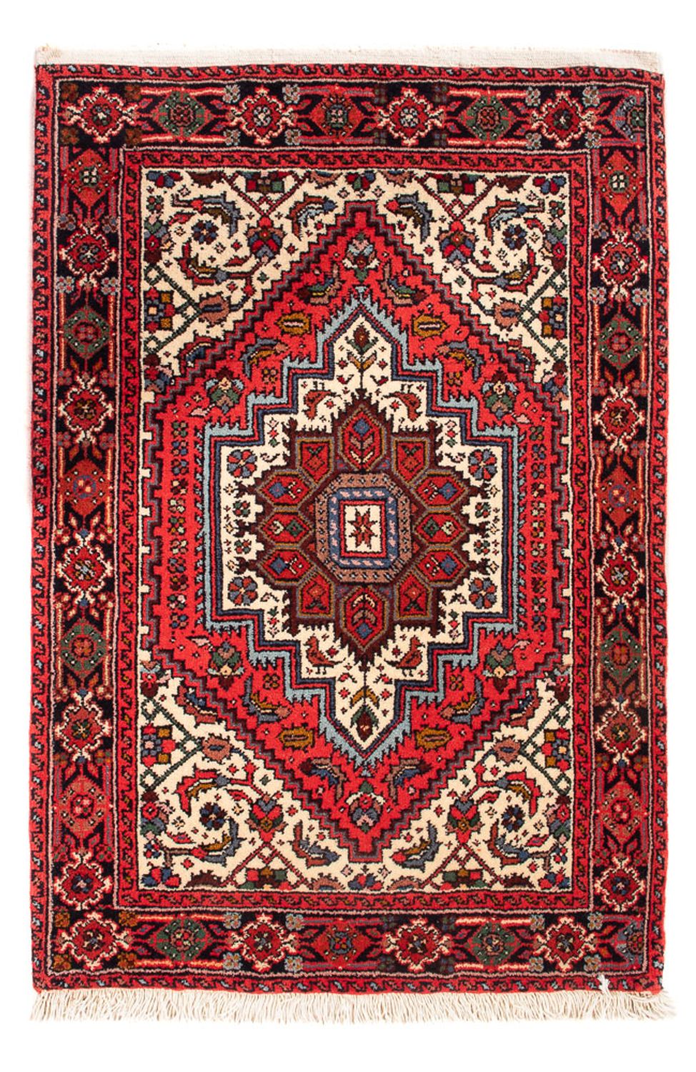 Perserteppich - Nomadic - 91 x 62 cm - rot