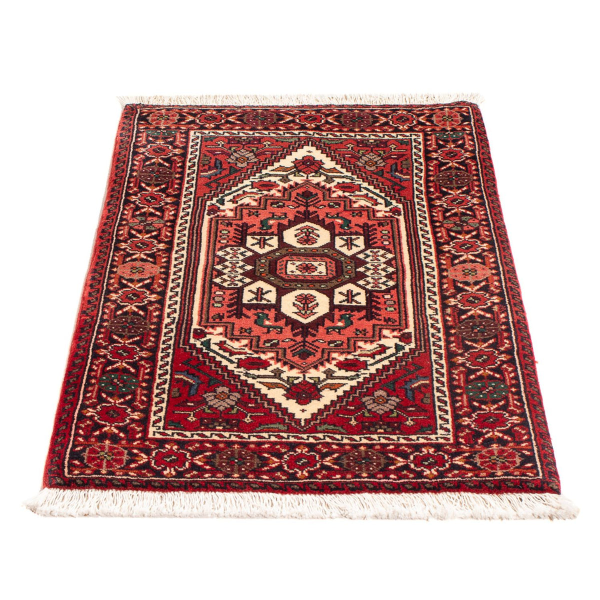 Perserteppich - Nomadic - 86 x 60 cm - rot