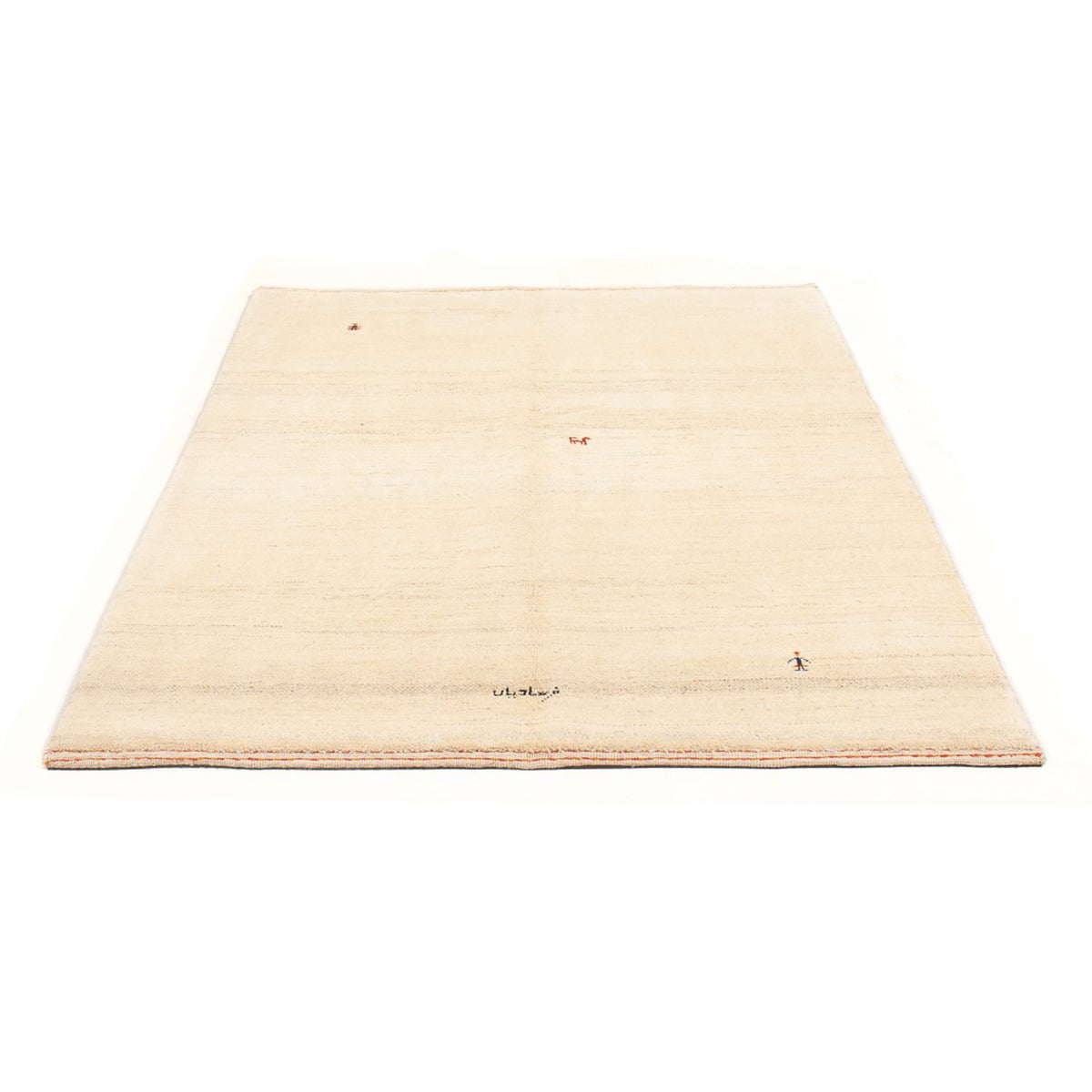 Gabbeh Teppich - Perser - 187 x 140 cm - creme