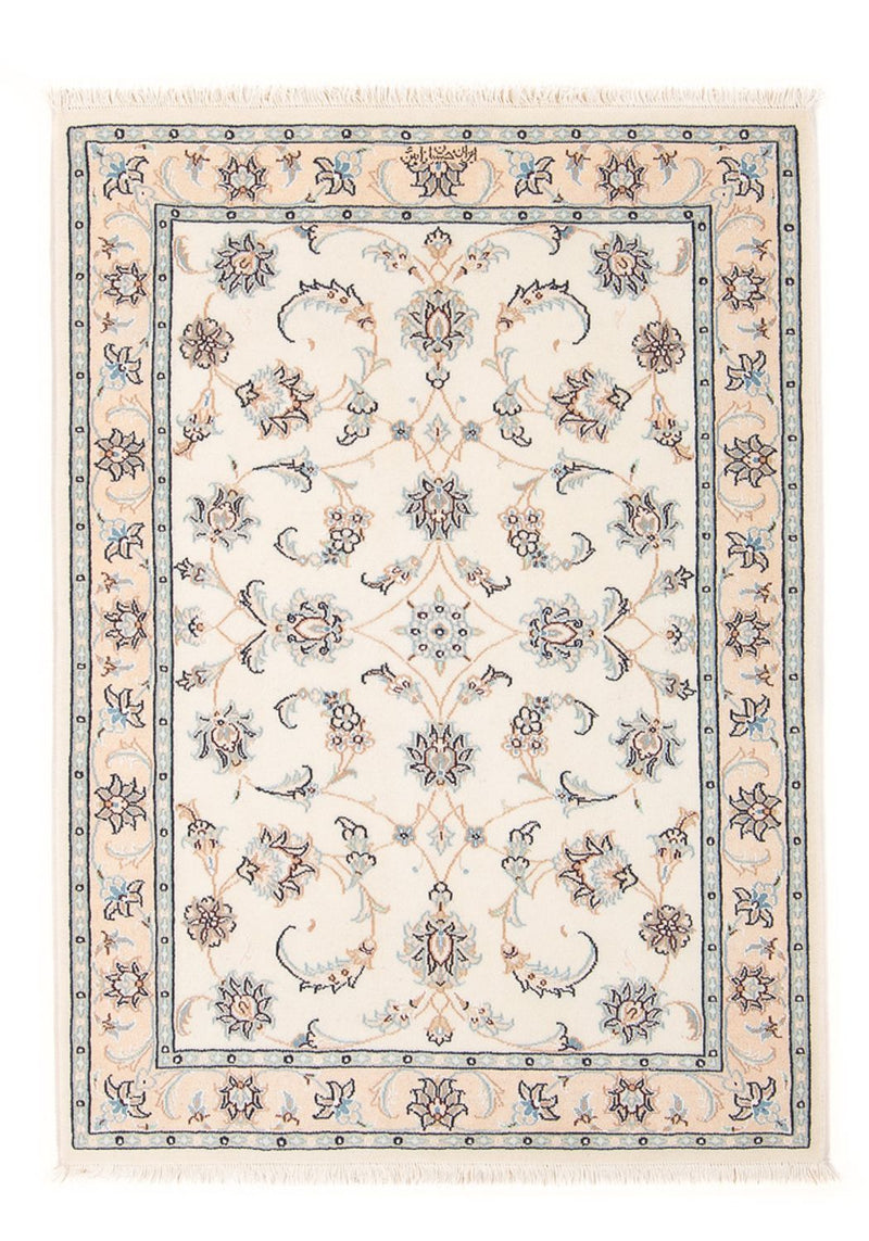 Perserteppich - Nain - Premium - 119 x 81 cm - creme