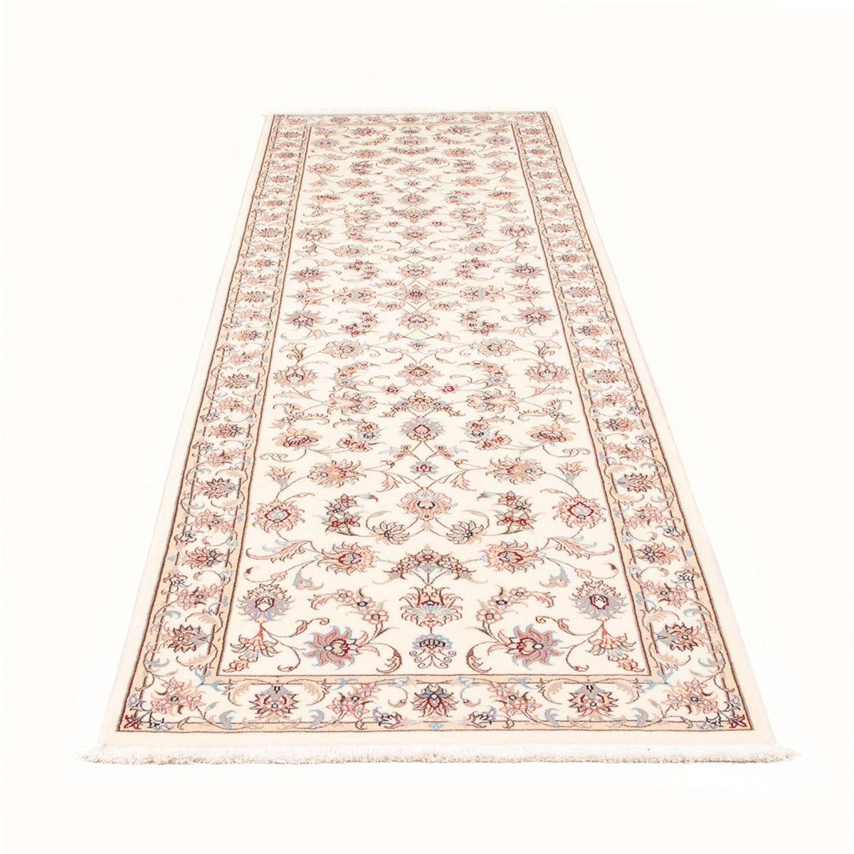 Läufer Perser - Täbriz - Royal - 296 x 86 cm - creme