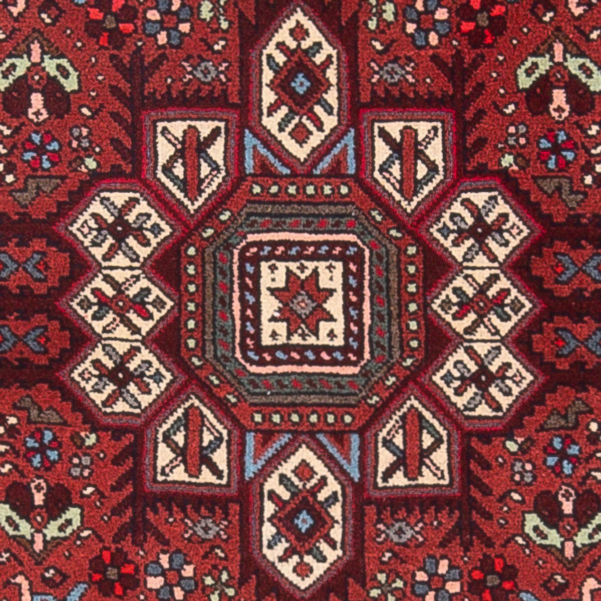 Perserteppich - Nomadic - 130 x 77 cm - rot