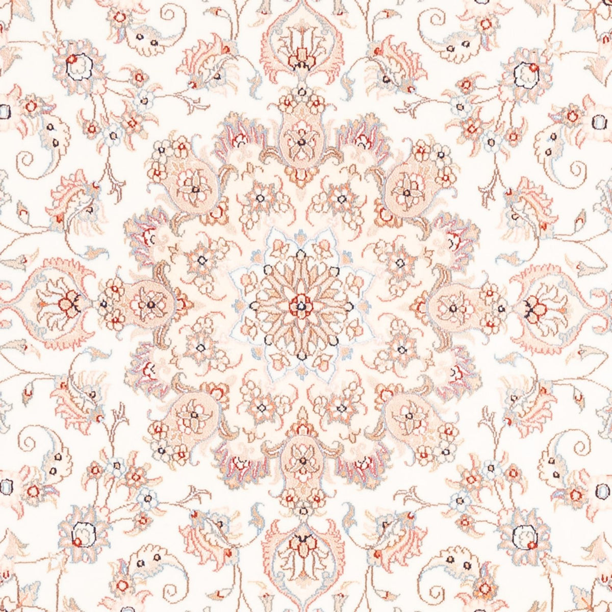 Perserteppich - Täbriz rund  - 157 x 151 cm - creme