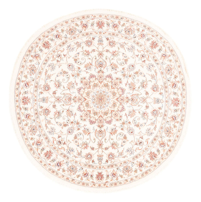 Perserteppich - Täbriz rund  - 154 x 147 cm - creme