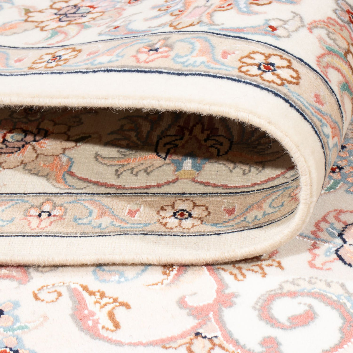 Perserteppich - Täbriz - Royal - 198 x 152 cm - creme