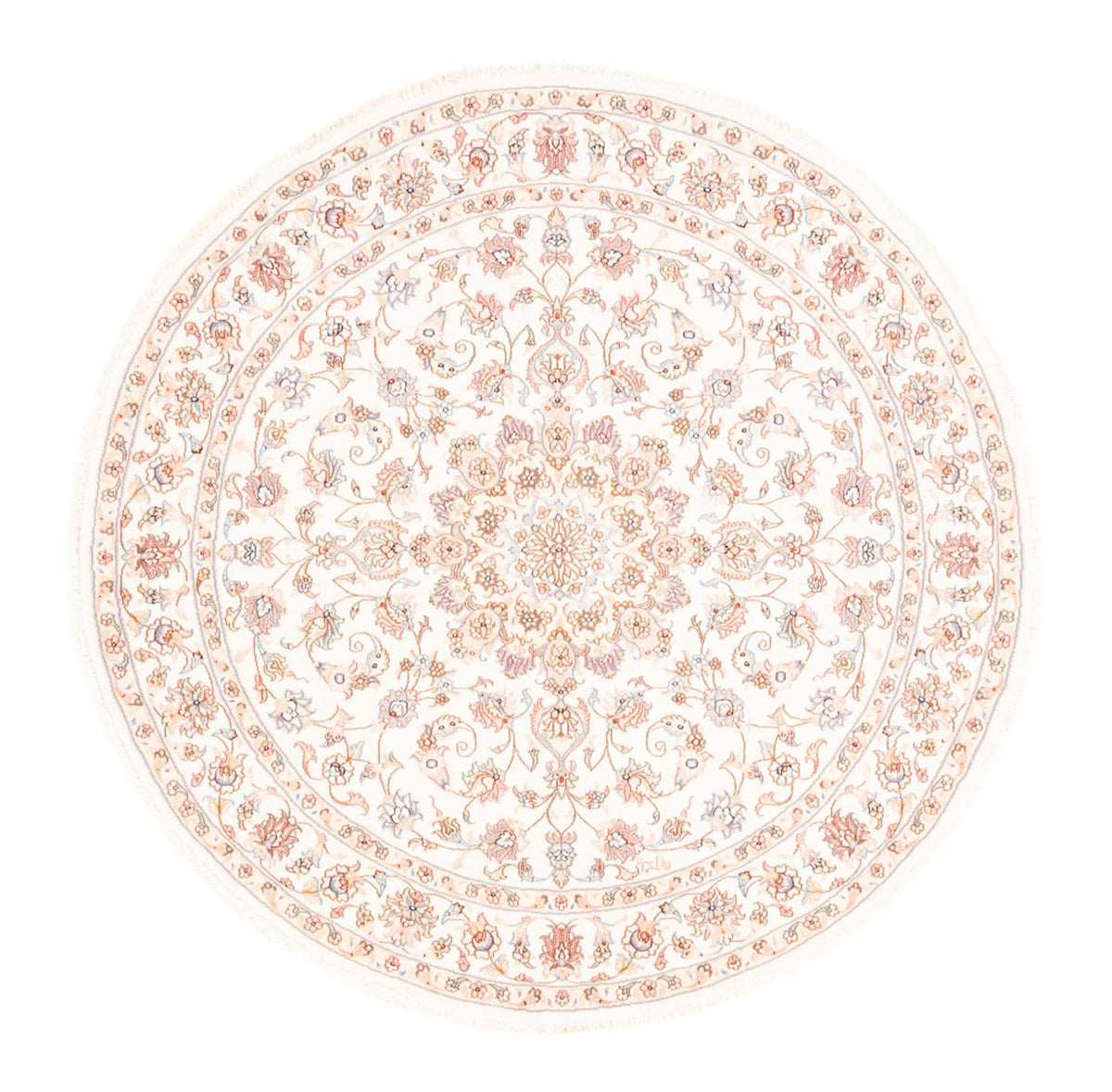 Perserteppich - Täbriz rund - 150 x 150 cm - creme