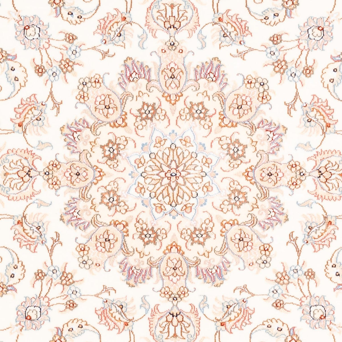 Perserteppich - Täbriz rund - 150 x 150 cm - creme