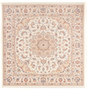 Perserteppich - Täbriz - Royal quadratisch  - 211 x 198 cm - creme