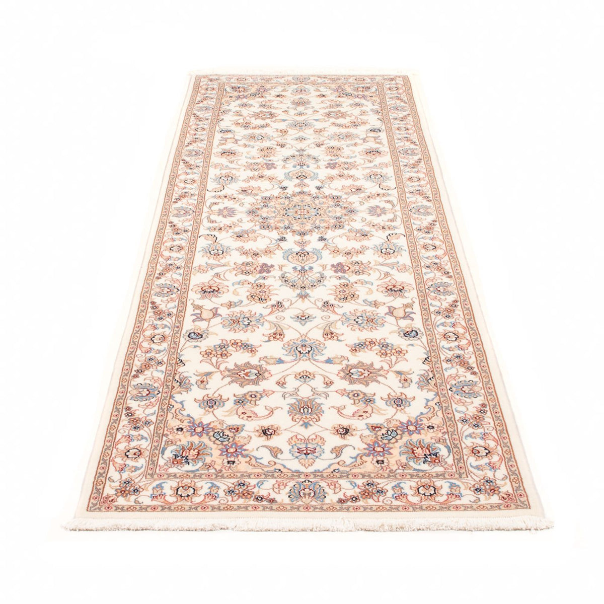 Läufer Perser - Täbriz - Royal - 254 x 81 cm - creme