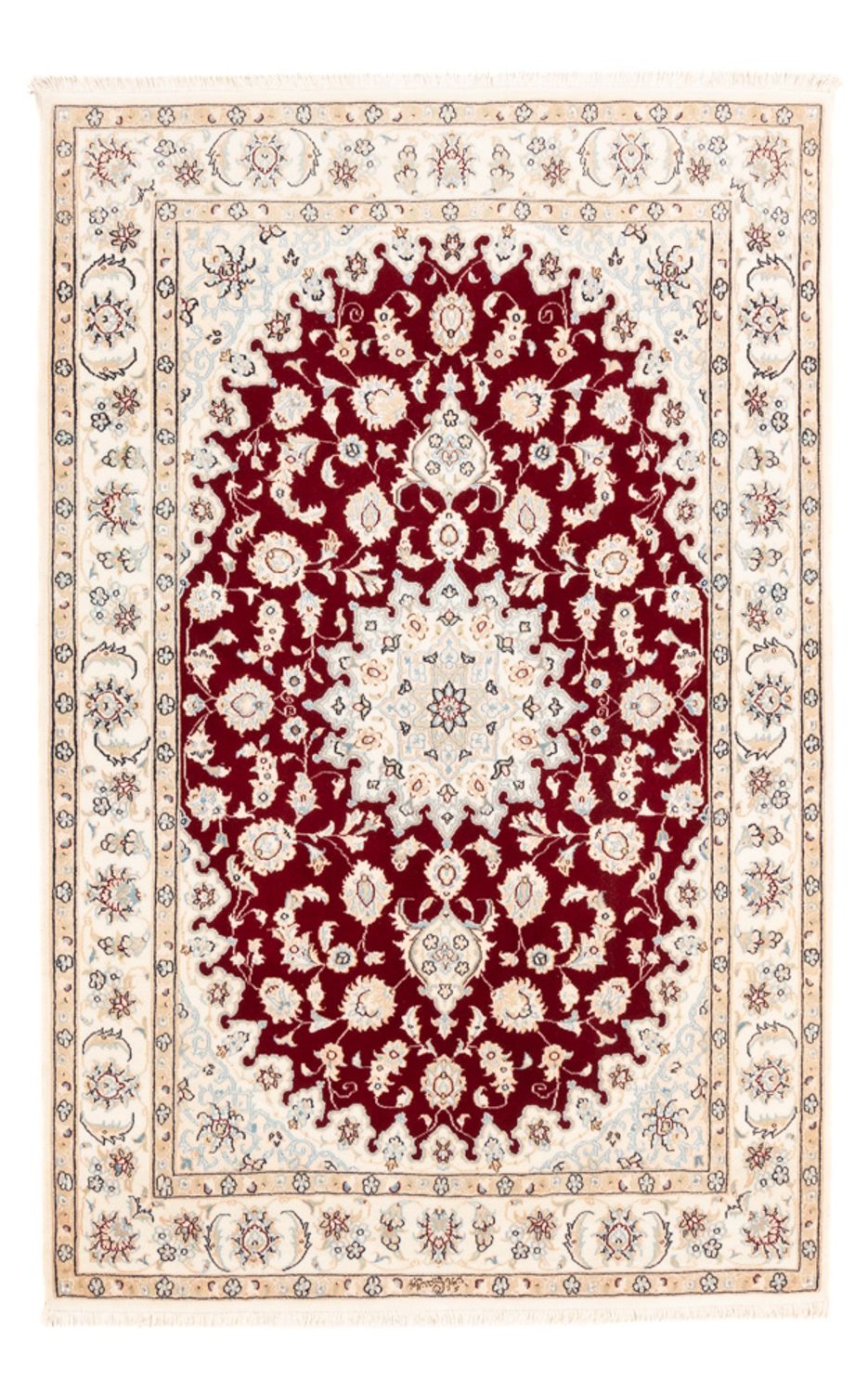 Perserteppich - Nain - Premium - 178 x 122 cm - rot
