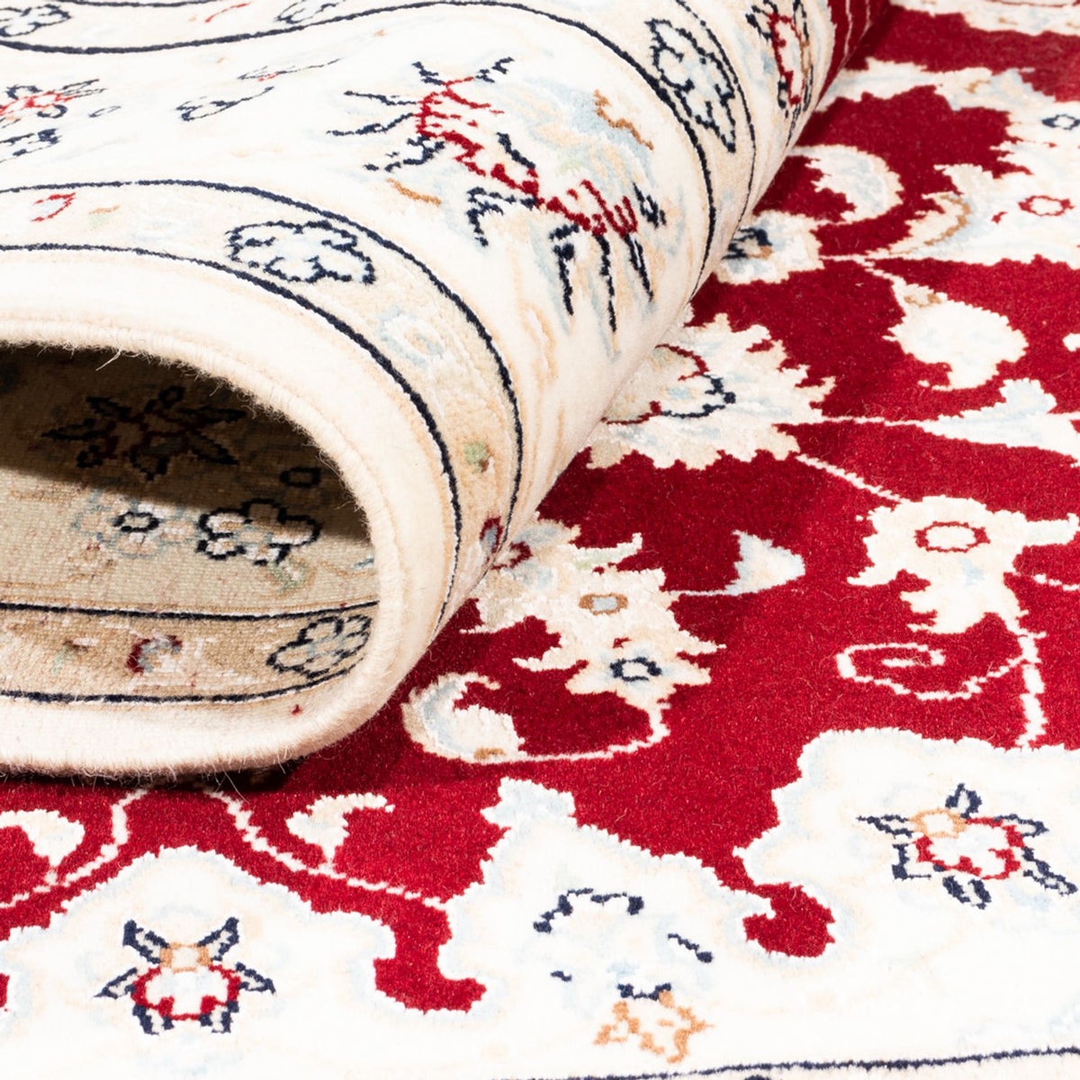 Perserteppich - Nain - Premium - 178 x 122 cm - rot