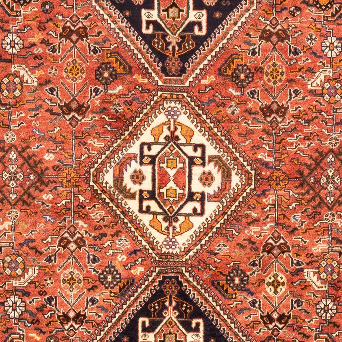 Perserteppich - Nomadic - 253 x 170 cm - rot