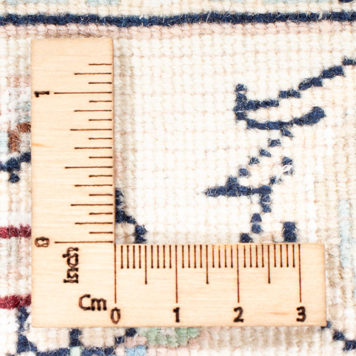 Perserteppich - Nain - Premium - 116 x 81 cm - hellblau