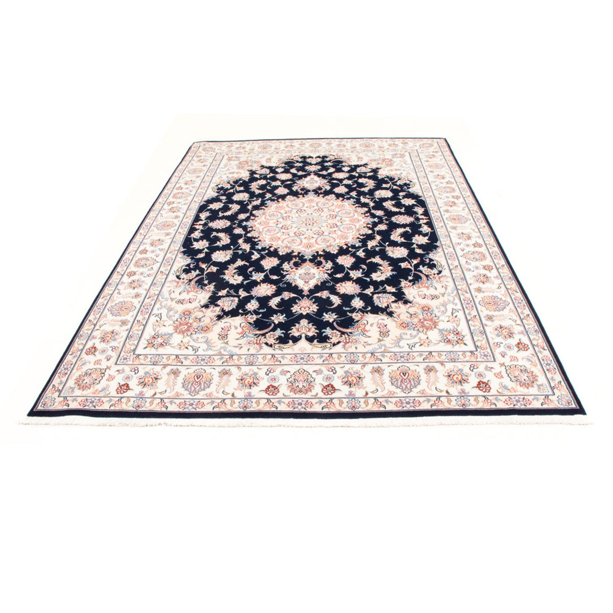 Perserteppich - Täbriz - Royal - 245 x 167 cm - dunkelblau