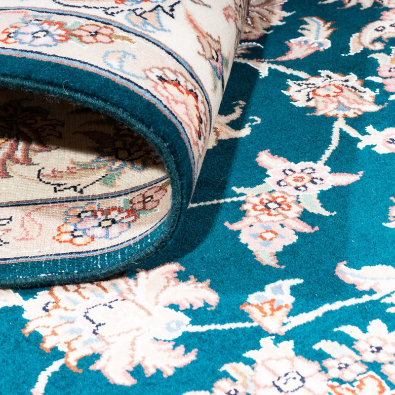 Perserteppich - Täbriz - Royal - 235 x 168 cm - dunkelgrün