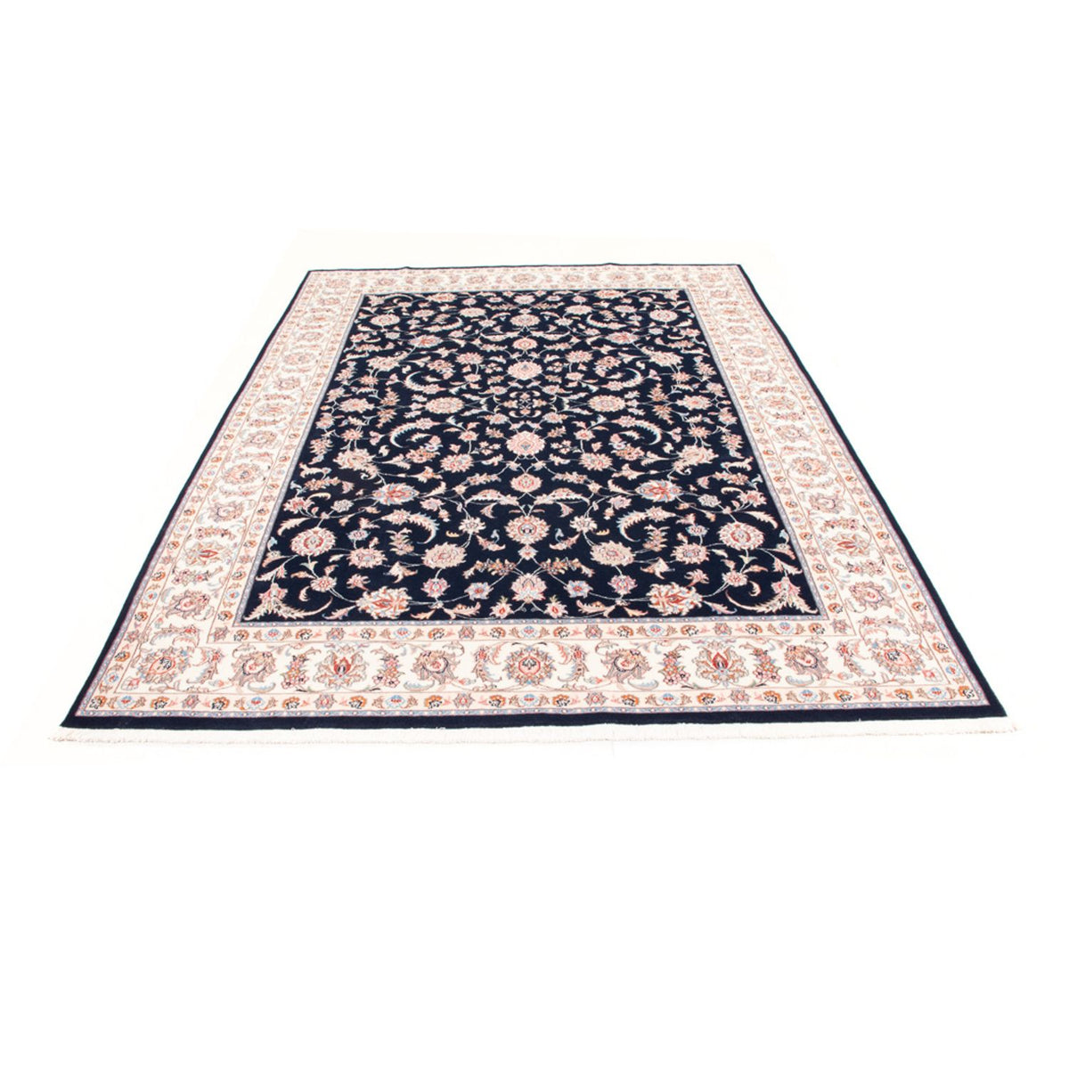Perserteppich - Täbriz - Royal - 243 x 172 cm - dunkelblau