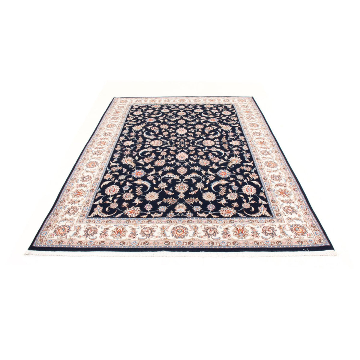 Perserteppich - Täbriz - Royal - 245 x 170 cm - dunkelblau