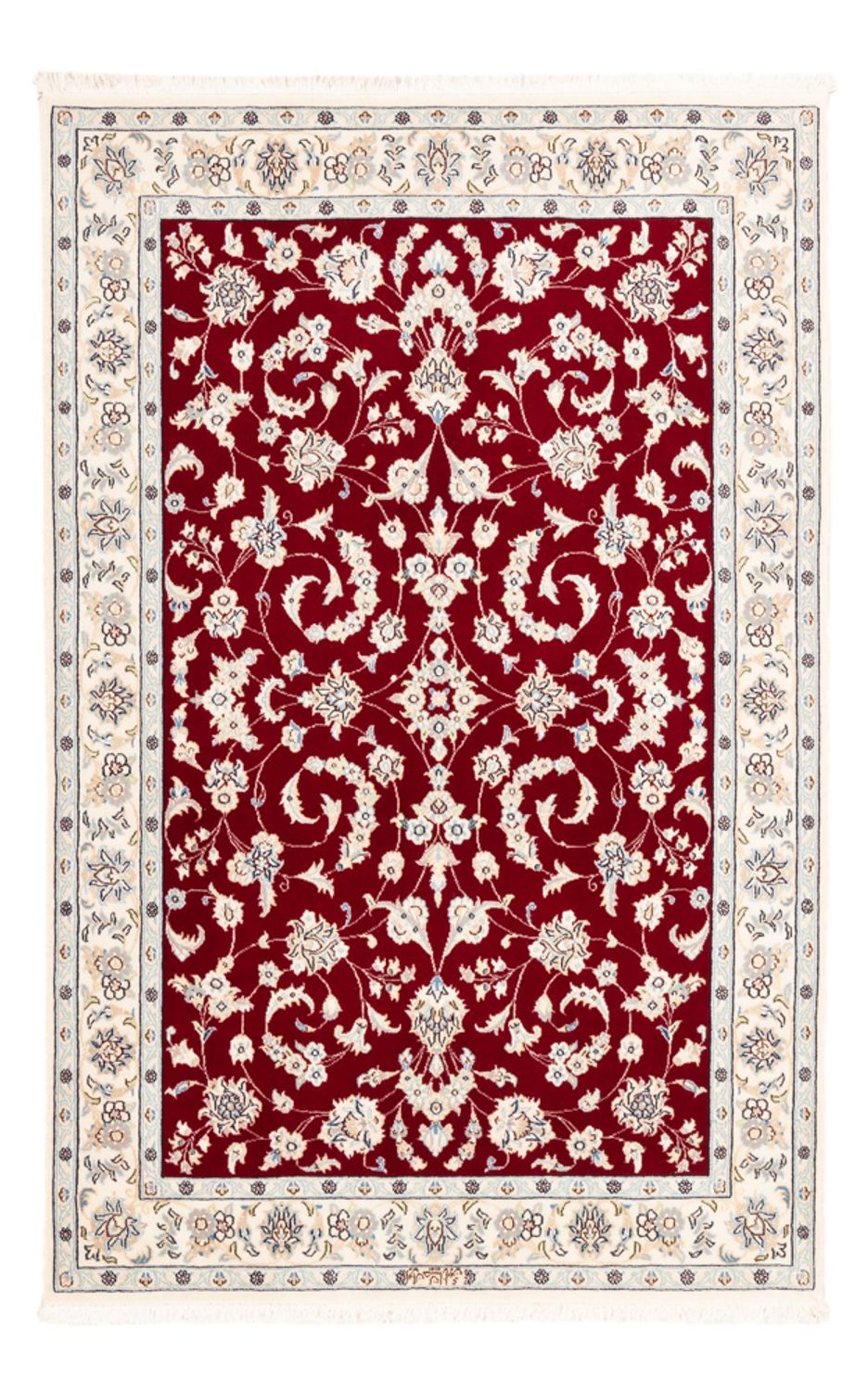 Perserteppich - Nain - Premium - 163 x 108 cm - rot