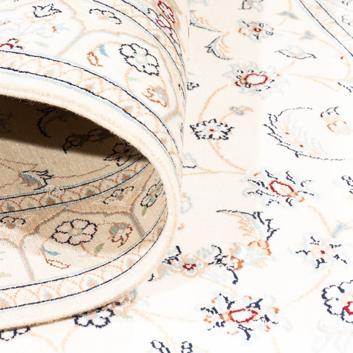 Perserteppich - Nain - Premium - 153 x 106 cm - creme