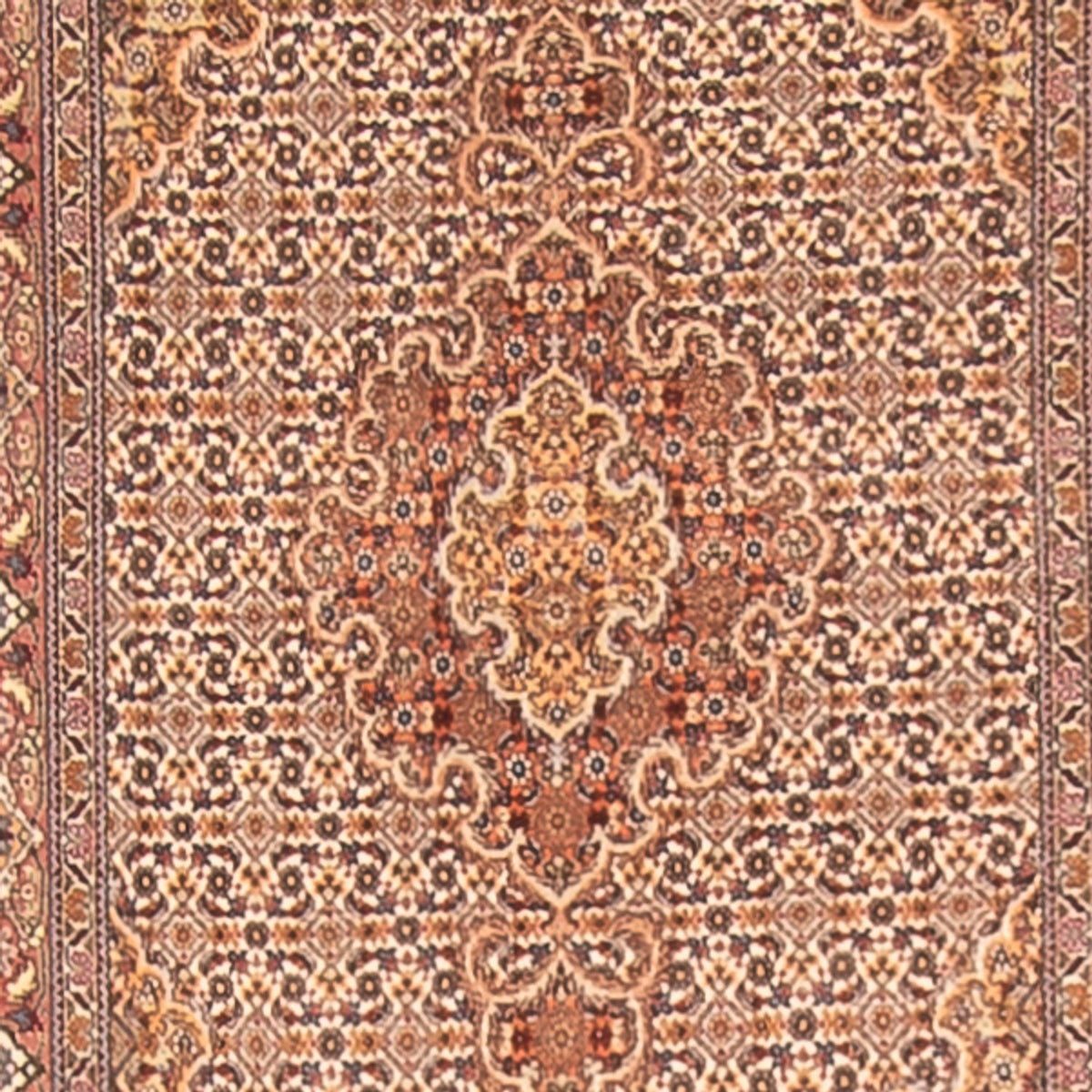 Läufer Perser - Täbriz - Royal - 400 x 80 cm - beige