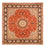 Perserteppich - Täbriz quadratisch - 253 x 249 cm - orange
