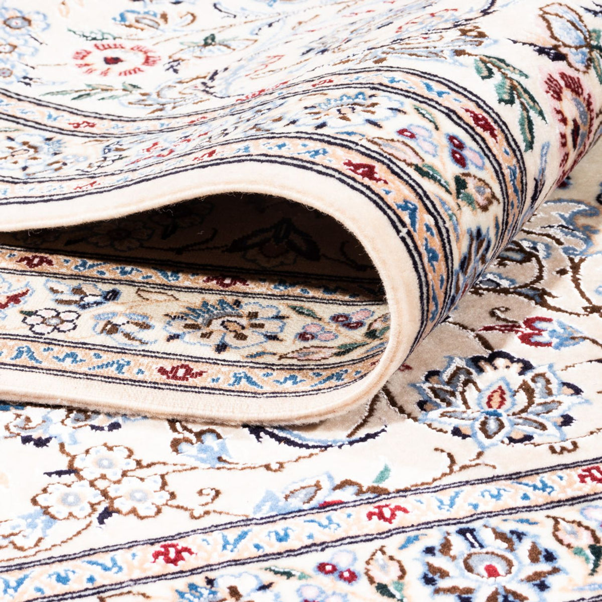 Perserteppich - Nain - Premium quadratisch - 203 x 201 cm - creme