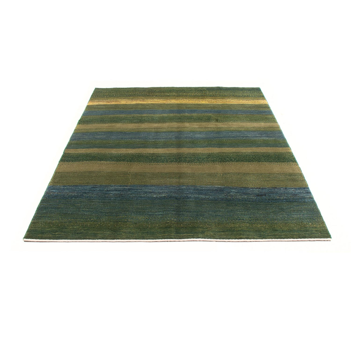 Gabbeh Teppich - Perser - 208 x 150 cm - hellgrün