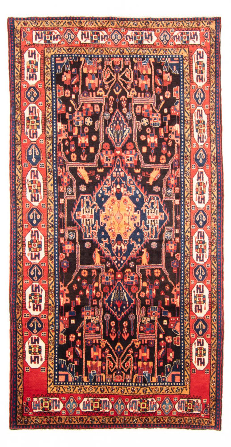 Perserteppich - Nomadic - 287 x 155 cm - dunkelblau