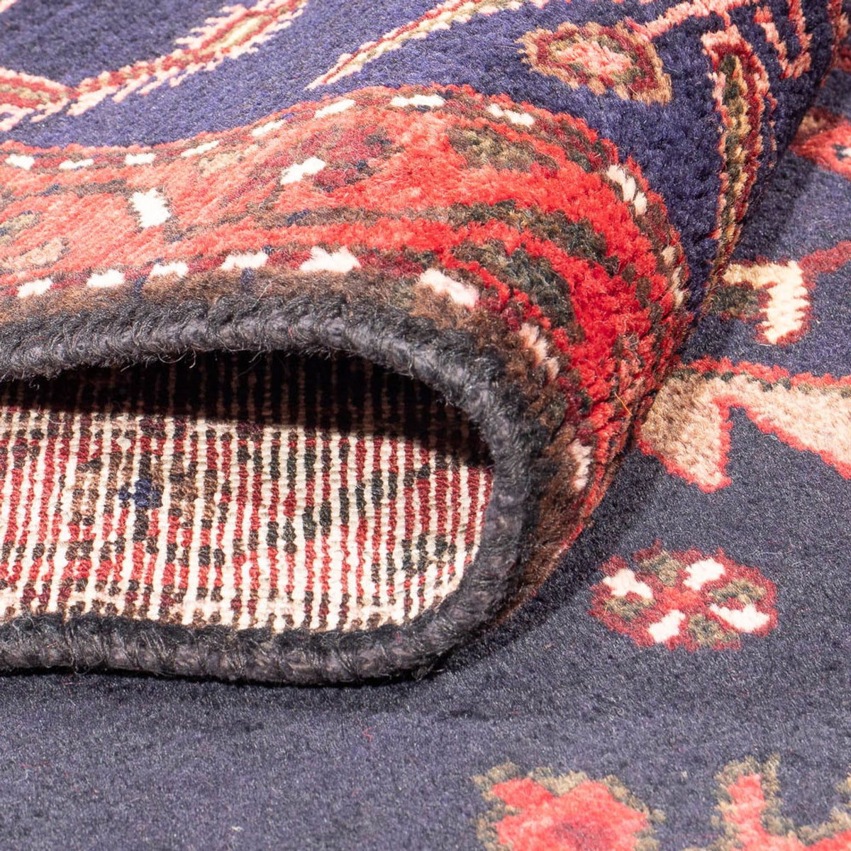 Läufer Perser - Nomadic - 290 x 134 cm - dunkelblau