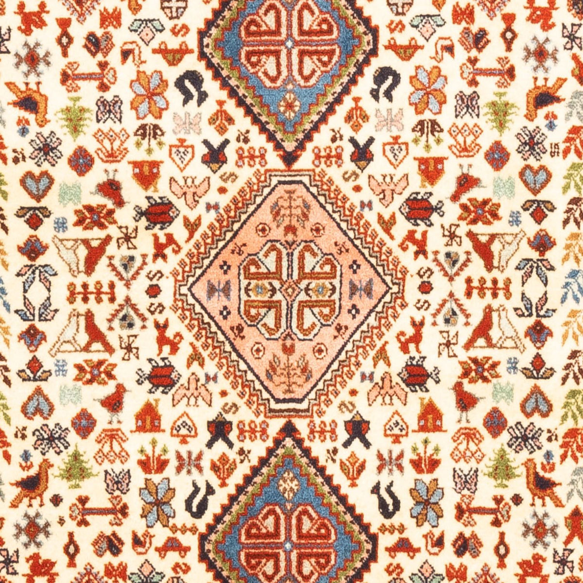 Perserteppich - Nomadic - 150 x 100 cm - beige