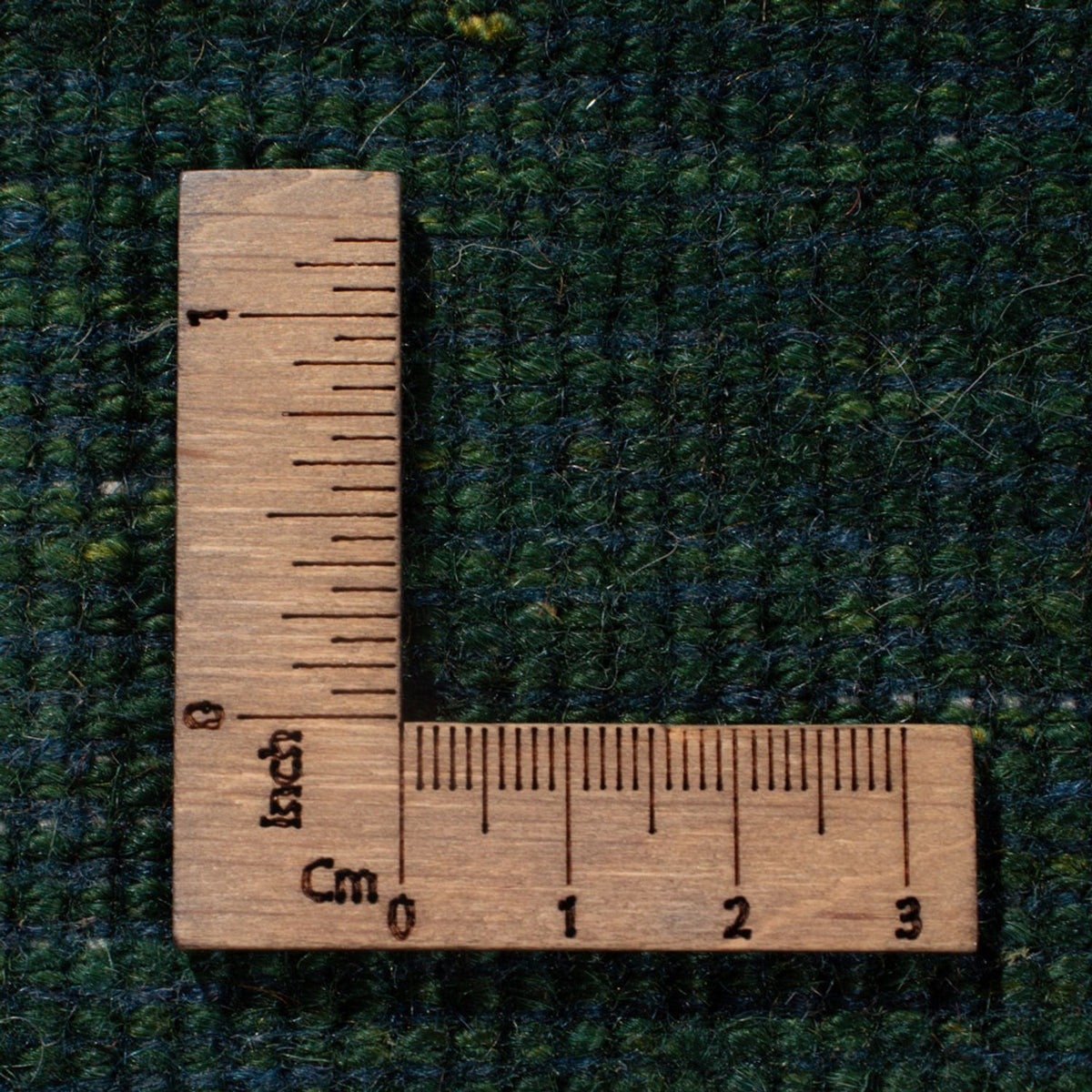 Gabbeh Teppich - Perser - 151 x 104 cm - dunkelgrün