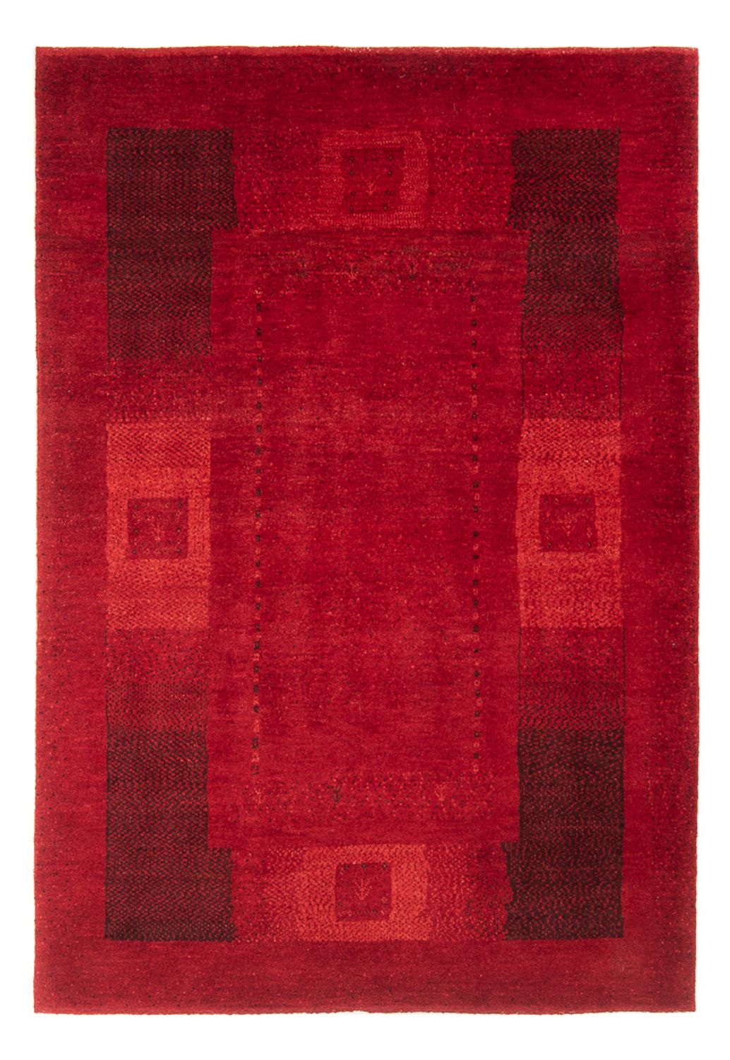 Gabbeh Teppich - Perser - 180 x 127 cm - dunkelrot