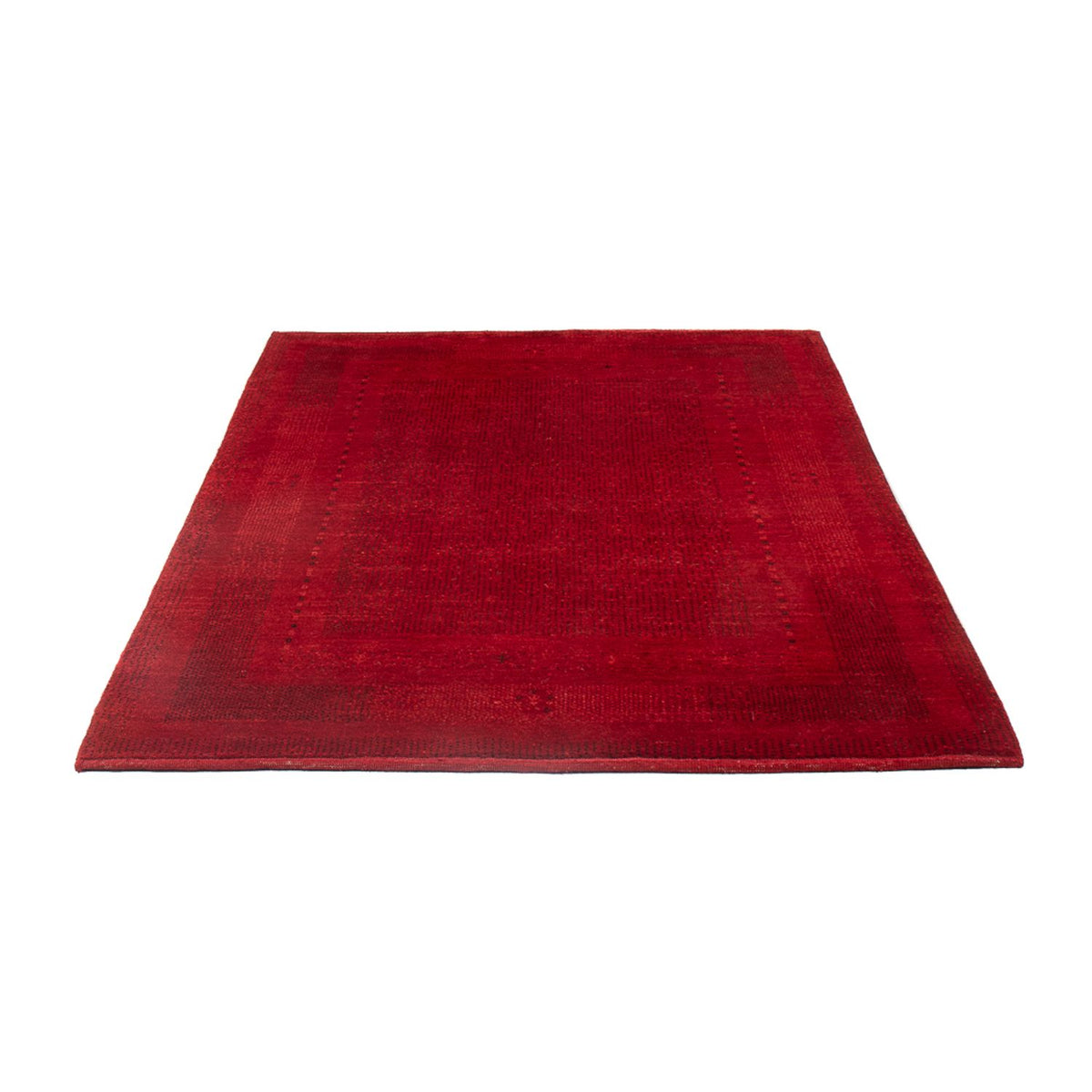 Gabbeh Teppich - Perser - 177 x 128 cm - dunkelrot