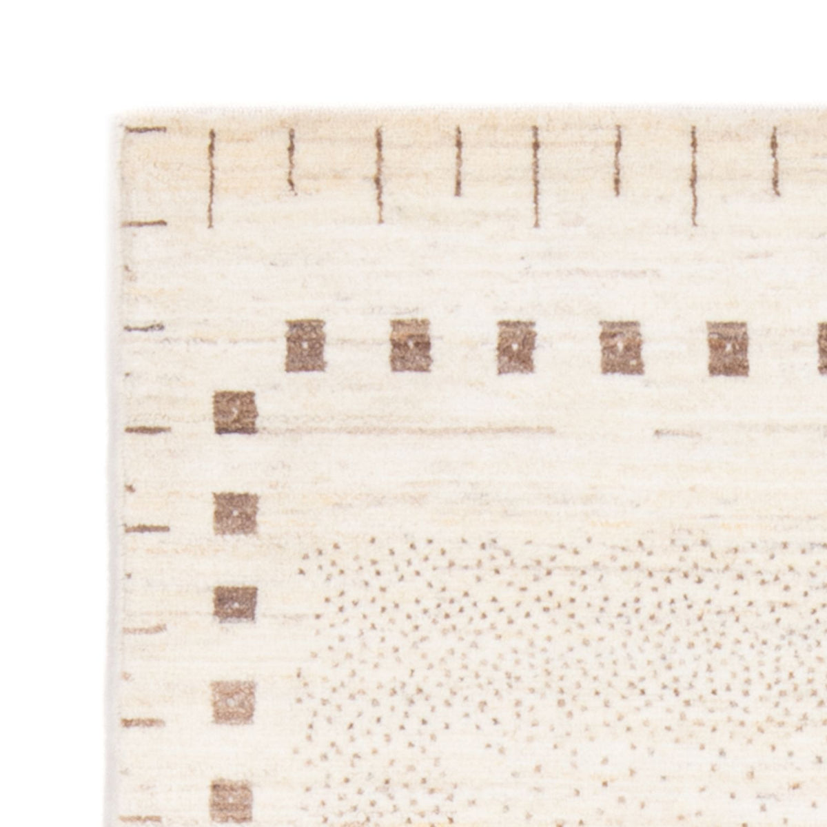 Gabbeh Teppich - Perser - 155 x 98 cm - hellbeige