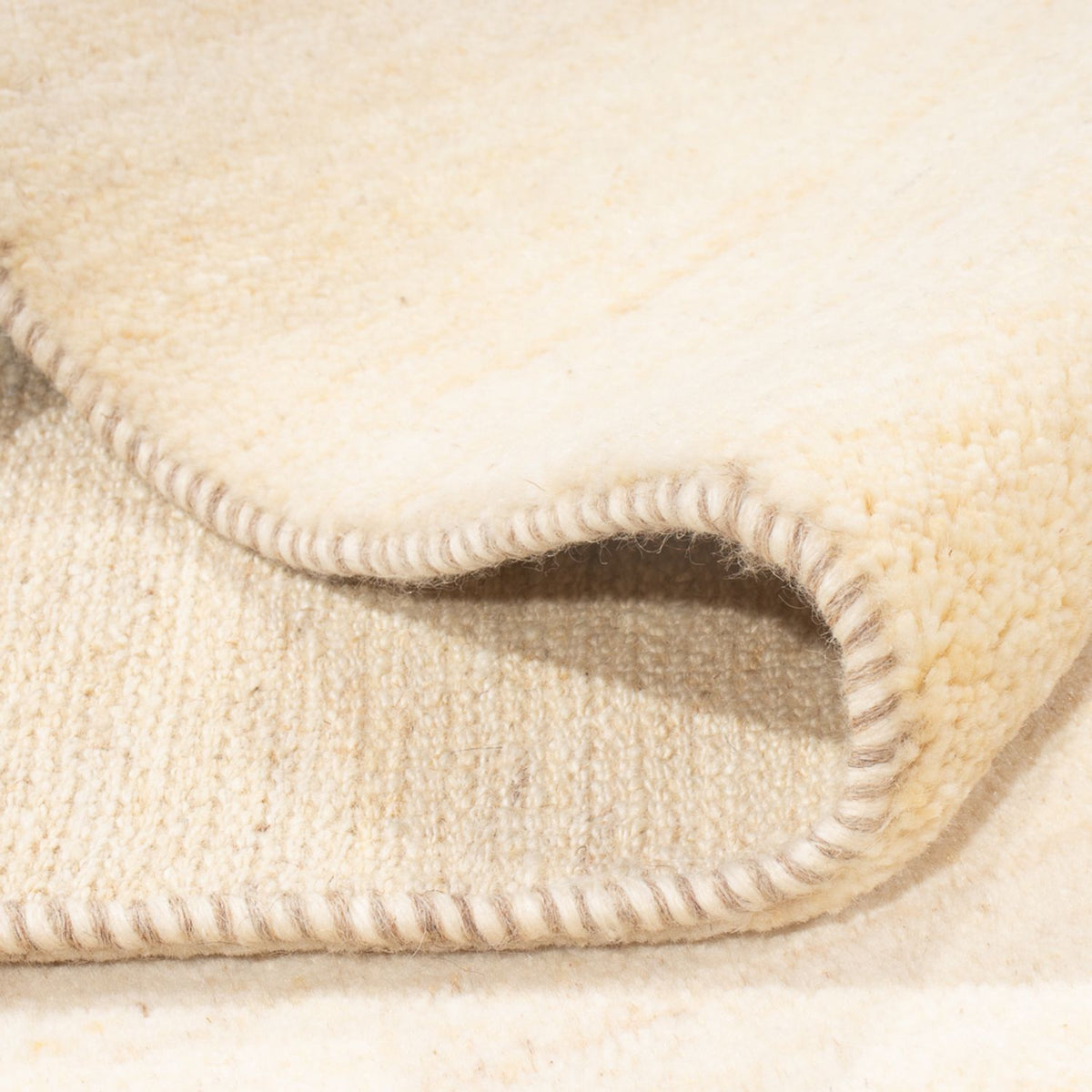 Gabbeh Teppich - Perser - 244 x 167 cm - hellbeige