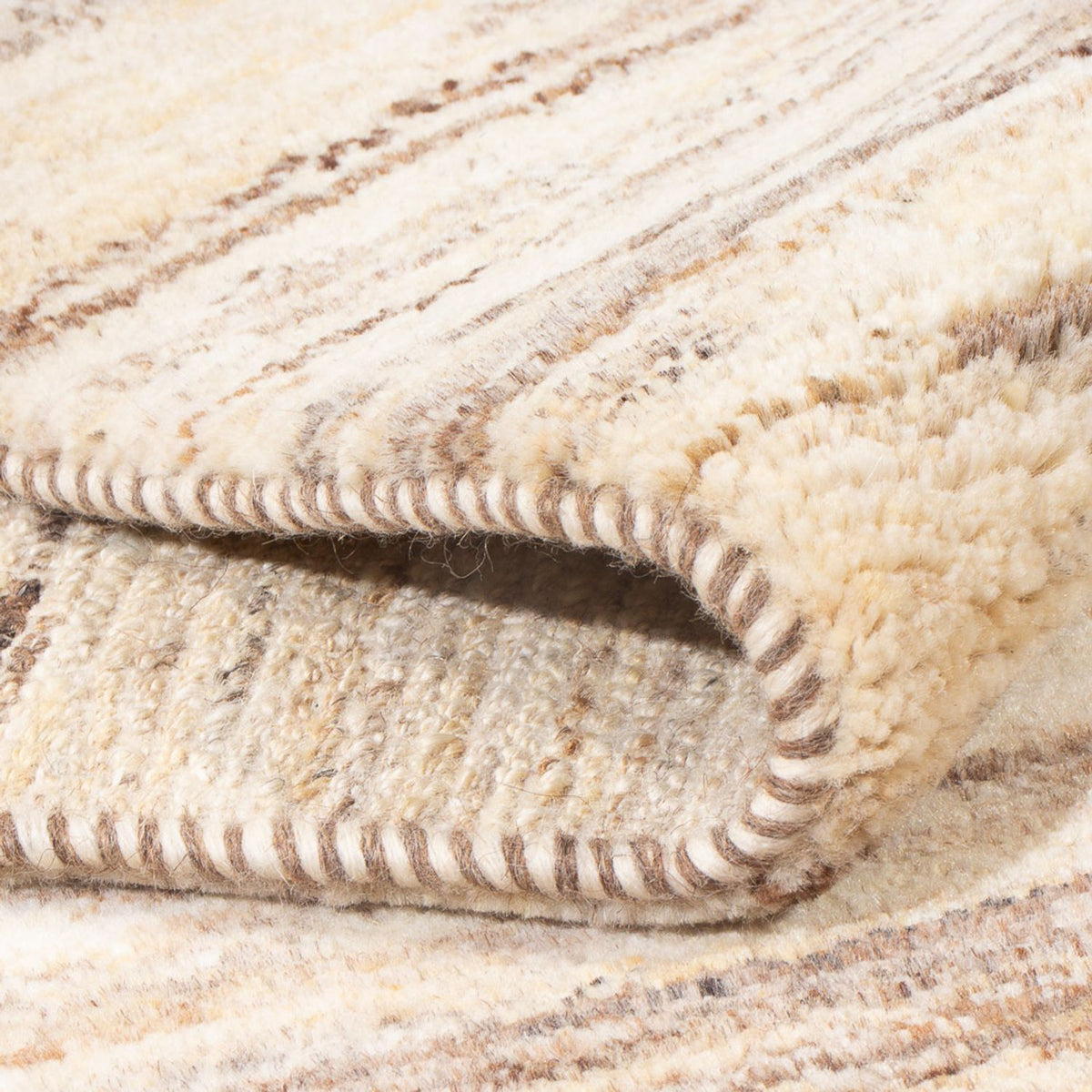 Gabbeh Teppich - Perser - 145 x 100 cm - natur