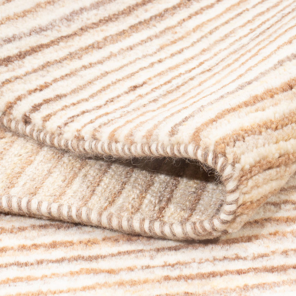 Gabbeh Teppich - Perser - 140 x 105 cm - dunkelbeige